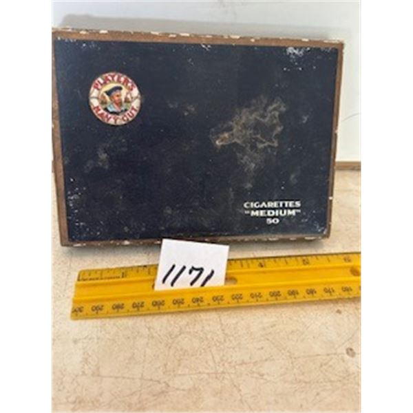 Player navy cut cardboard