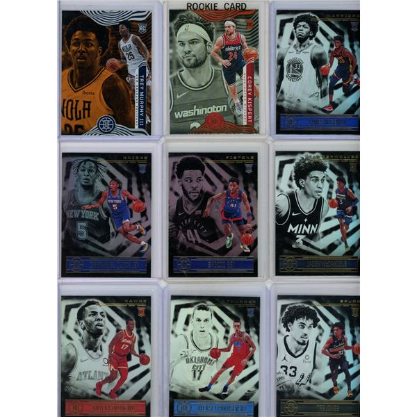 (12) Pannini Illusions Rookie Cards 2020-2021 and 2021-2022.