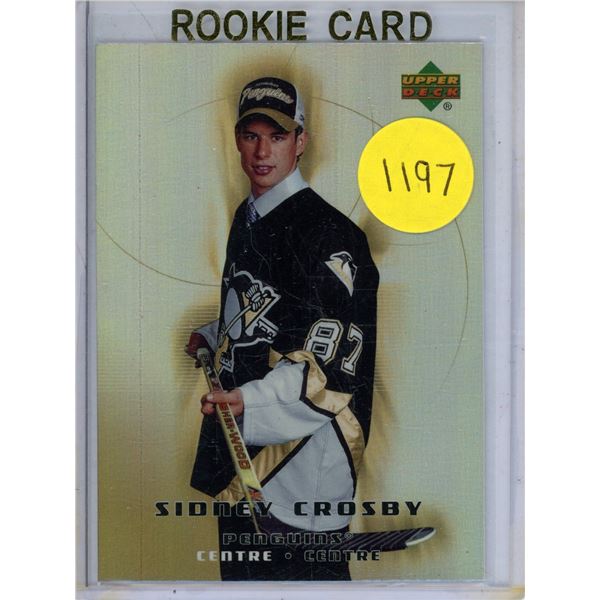 Sidney Crosby Rookie Card - 2005 McDonalds #51 - Upper Deck.