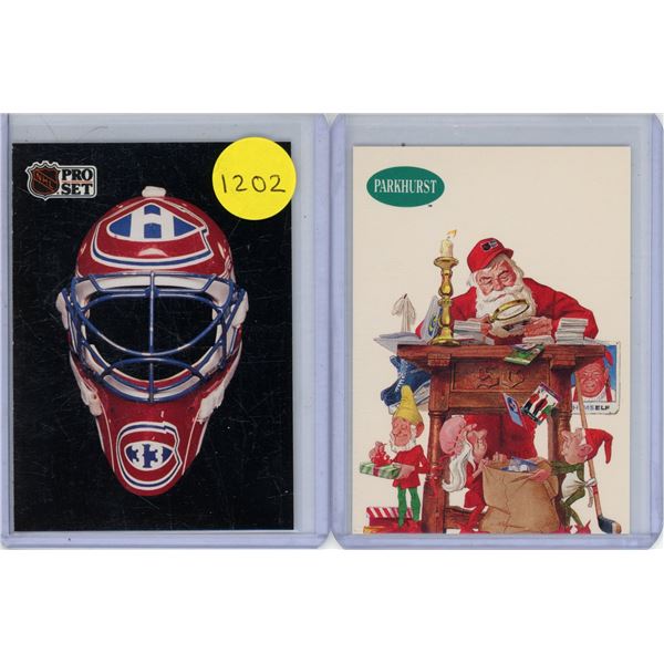1991 Pro Set Le Masque and Santa.