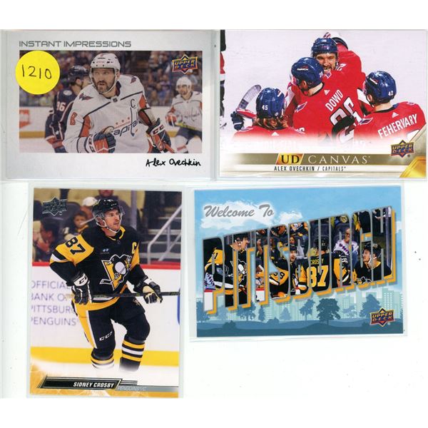 (4) 2022-2023 Sidney Crosby and Alex Ovechkin.