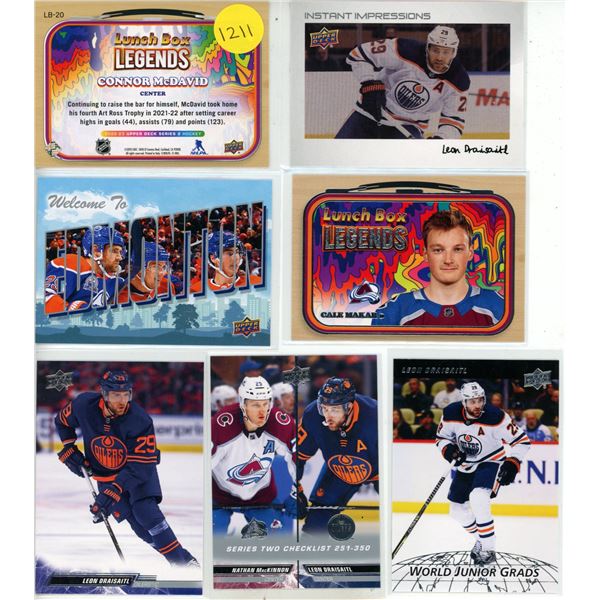 (11) 2022-2023 Upper Deck Upper Deck Star Cards - Connor, Leon Draisaitl, etc.
