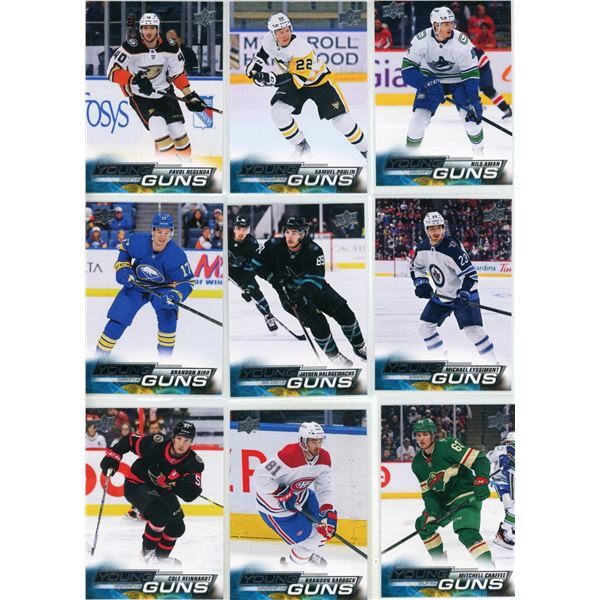 (37) Different 2022-2023 Series 2 Hockey Upper Deck Young Guns.