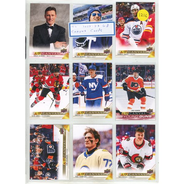 (42) 2022-2023 UD Canvas Cards.