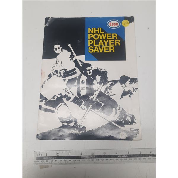 1970-71 Esso Power Players Complete Book. (252 Stamps Glued in Sittler, Clarke, Perault, Orr, Howe.)
