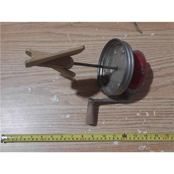 Vintage Lid and Paddle Assembly For A Dazey Butter Churn.