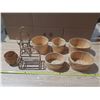 Image 1 : Lot of Small Baskets and Small Miniature Items.