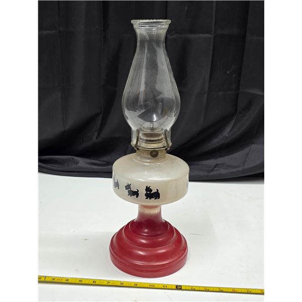 Scotty dog  #2 oil lamp