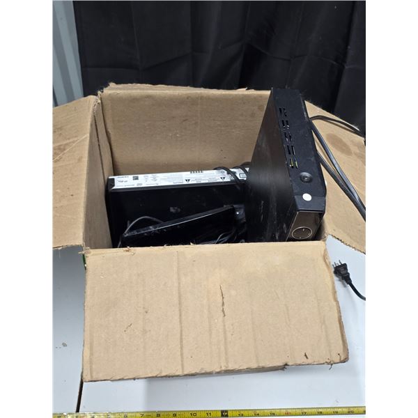 Box of misc. electronics