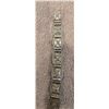 Image 3 : 1313 - Vintage copper and faux goldstone bracelet. Missing one square stone.  7 1/2" x 3/4"