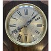 Image 2 : 1315 - Vintage Bulova battery operated clock and weather station.  Made in England. 24" x 11 wood pl