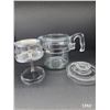 Image 2 : Vintage Pyrex 6 cup Coffee pot. Pristine Condition