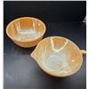 Image 1 : Vintage Fire King Batter Bowls Peach Lustre Finish