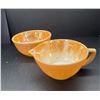 Image 2 : Vintage Fire King Batter Bowls Peach Lustre Finish