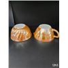 Image 3 : Vintage Fire King Batter Bowls Peach Lustre Finish