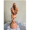 Image 2 : Copper Toned Ceramic Sculpture, 17” Tall