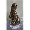 Image 1 : Mirrored Bronze Coloured Sculpture 17” Tall