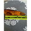 Image 3 : Vintage Viking Glass Persimmon Orange Oblong Centerpiece.  14”x3.5”x2.75”
