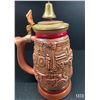 Image 2 : Vintage Collectable Avon Large Lidded Beer Stein.  “Tribute to Firefighters”