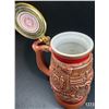 Image 3 : Vintage Collectable Avon Large Lidded Beer Stein.  “Tribute to Firefighters”