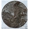Image 1 : 1986 Moses & The Ten Commandments Collectors Plate.  Hand Cast Fused Bronze Finish.  Rhodes Studio