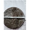 Image 3 : 1986 Moses & The Ten Commandments Collectors Plate.  Hand Cast Fused Bronze Finish.  Rhodes Studio
