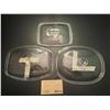 Image 1 : 3 Pyrex glass lids