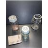 Image 2 : 3 vintage jars - Jewel; Mason; Atlas