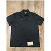 Image 1 : Men's XL work shirt- NATS Men's - cotton - snaps - black