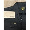 Image 2 : Men's XL work shirt- NATS Men's - cotton - snaps - black