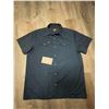 Image 1 : Men's XL work shirt- NATS Men's - cotton - snaps - navy