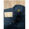 Image 2 : Men's XL work shirt- NATS Men's - cotton - snaps - navy