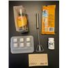 Image 2 : Misc - Bic pens; Marvel glass; Stainless steel ice cubes; Frother