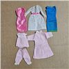 Image 1 : Barbie clothes, Shift Dress, PJ and robes, cocktail dress with lace