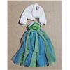 Image 1 : Barbie Senior Prom dress green/blue with white fur jacket #951