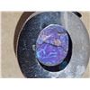 Image 3 : Sterling Silver Pendant and earrings with purple stone  .925 silver