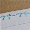 Image 2 : New London Kaye Sheet Set with embroidered trim   FULL