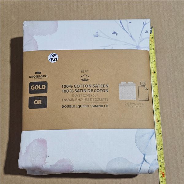 New Kronborg Denmark Queen Duvet cover set, 100% cotton, 220 thread count