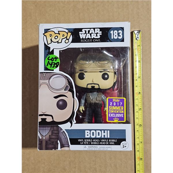 FUNKO POP Star Wars Rogue One Bodhi Bobble Head 2017 Convention exclusive