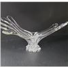 Image 1 : Vintage Clear Blown Glass Centerpiece. 17”x10”