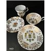 Image 1 : (2) Teacup & Saucer Sets.  Paragon Canadian Coat of Arms & Royal Windsor Canada