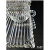 Image 2 : Vintage Smoke, Sip, & Snack Set.  Hazel Atlas Rectangular Ribbed Glass Trays w/ Compartments for Foo