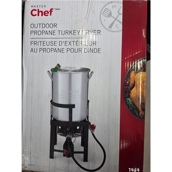 Master Chef 30qt Propane Turkey Fryer.  Like New.