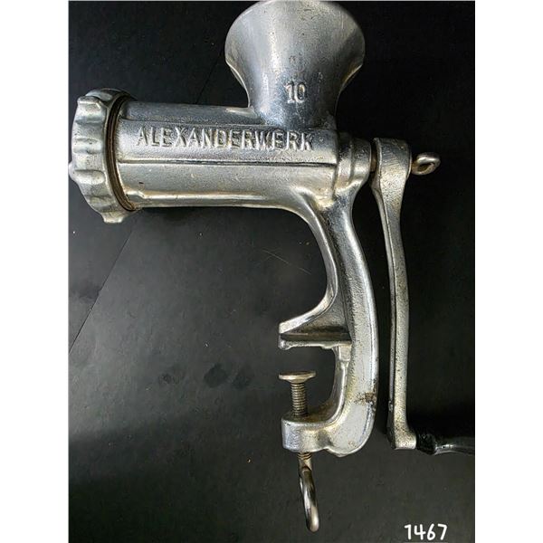 Heavy Alexander Werk #10 Meat Grinder