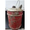 Image 2 : Vintage Rustic Red 5 Gallon Gas Can