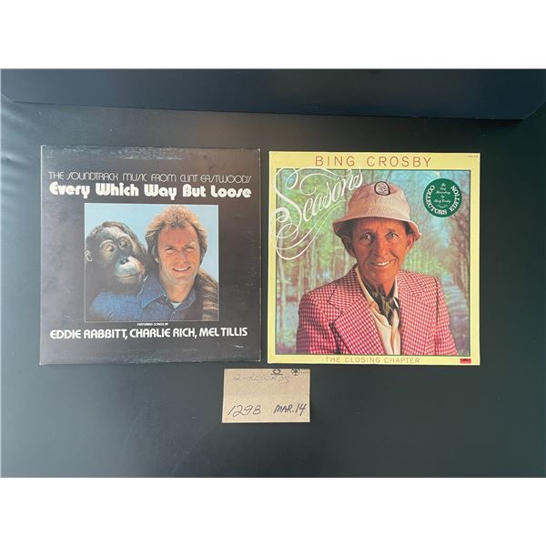 2 Records - Every Which Way But Loose soundtrack; Bing Crosby