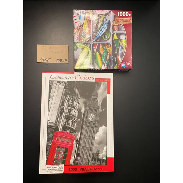 2 - 1000 piece puzzles