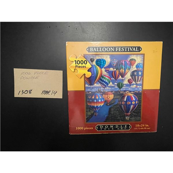 1000 piece Dowdle puzzle - Balloon Festival