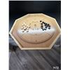 Image 1 : NEW Crokinole 2 in 1 Board w/ Checkers.  Never Used