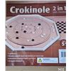Image 4 : NEW Crokinole 2 in 1 Board w/ Checkers.  Never Used